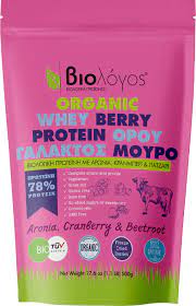 Βιολογική Πρωτείνη Ορού Γάλακτος 78% Μούρο 500g - Βιολόγος