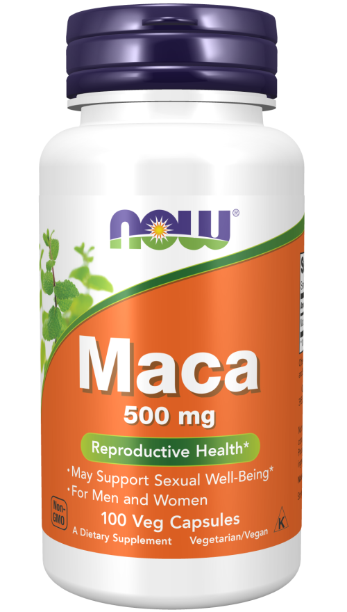 Maca 500mg 100 φυτοκάψουλες - Now