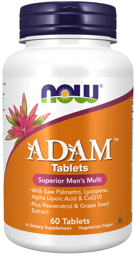 Adam Multi Vitamin for Men 60 ταμπλέτες - Now