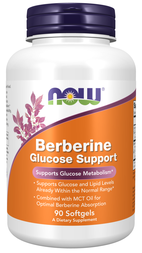Now Foods Berberine Glucose Support 90 μαλακές κάψουλες