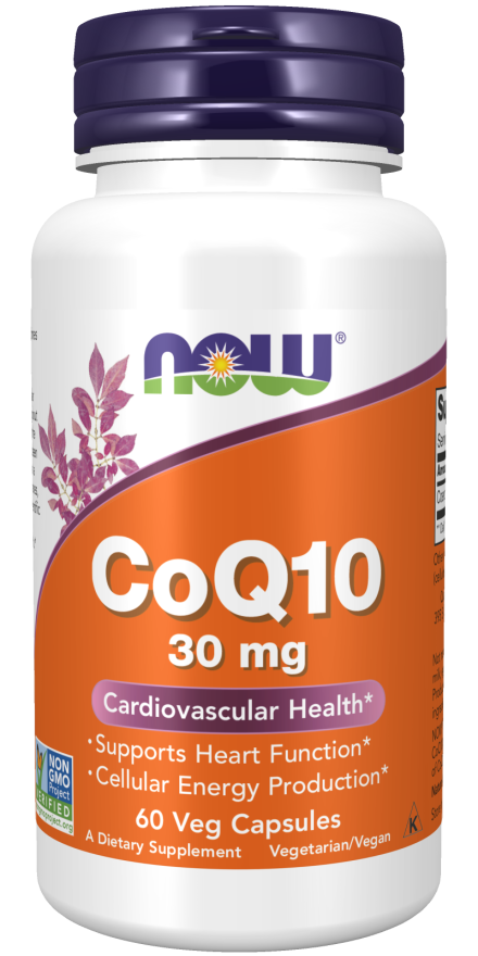CoQ10 30mg - 60 vcaps NOW Foods