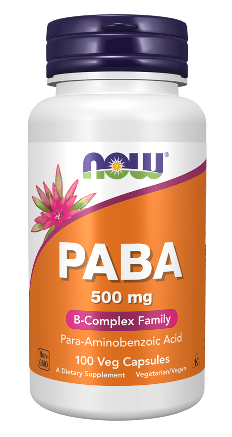 Paba 500 mg 100 caps - Now