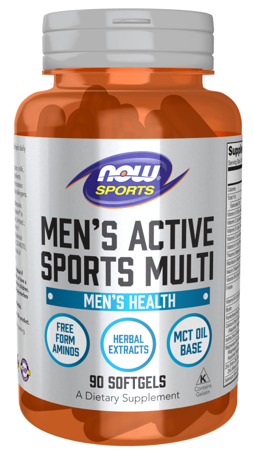 MEN'S ACTIVE SPORTS MULTI 90 SOFTGELS -NOW