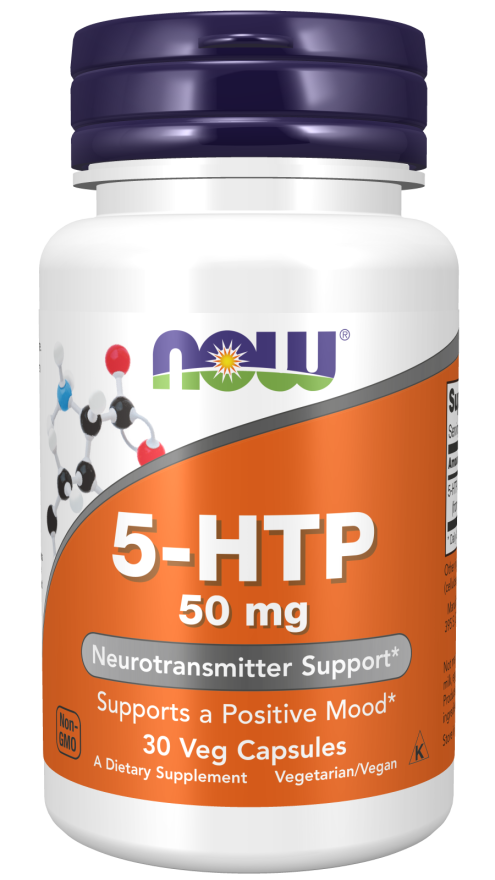 5-HTP 50mg 30 vcaps - Now Foods