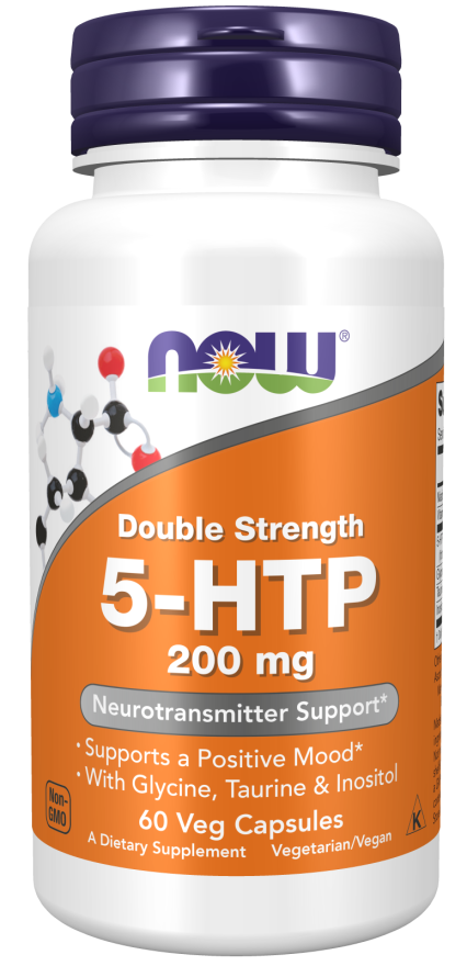 5-HTP 200mg 60 vcaps - Now Foods