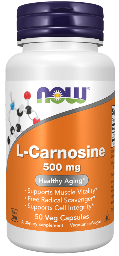Now Foods L Carnosine 500mg 50 φυτικές κάψουλες