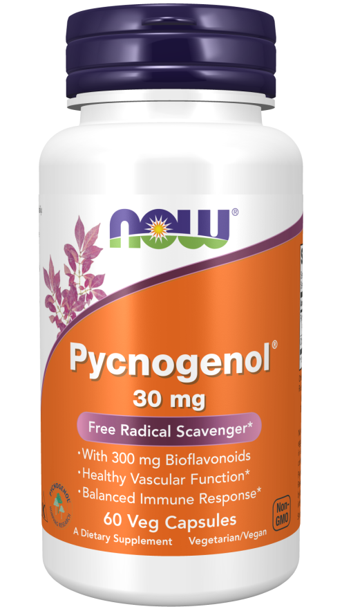 Now Foods Pycnogenol 30mg 60 φυτικές κάψουλες