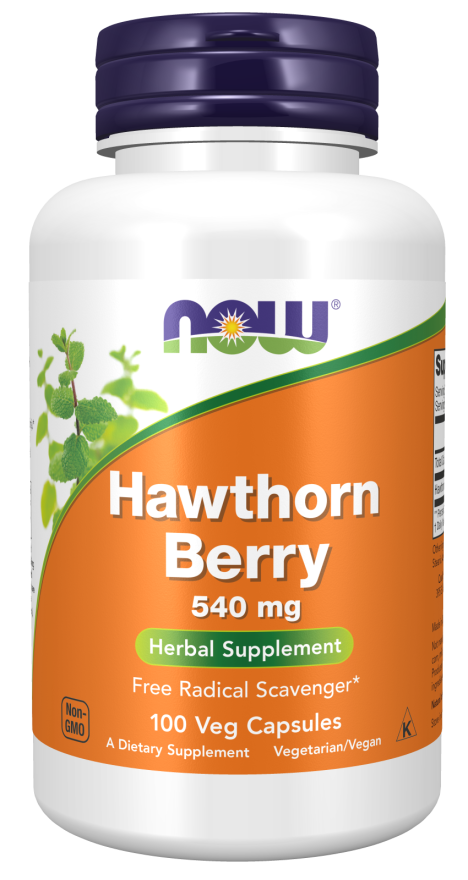 Hawthorn Berry 540 mg 100 caps - Now Foods