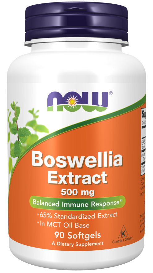 Boswellia Extract 500 mg 90 μαλακές κάψουλες - Now