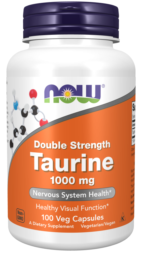 Now Foods Taurine 1000mg 100 κάψουλες