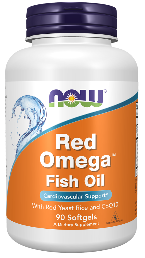 Red Omega Red Yeast Rice with CoQ10 30mg & Omega 3 Fish Oil Ιχθυέλαιο 90 μαλακές κάψουλες
