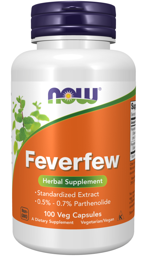 Feverfew 100 φυτικές κάψουλες - Now Foods
