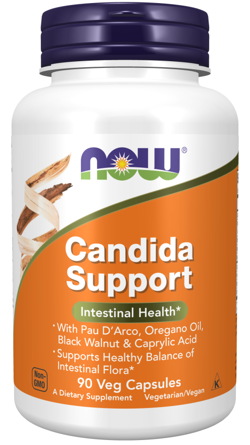 Candida Support 90 φυτοκάψουλες - Now / Ένζυμα - Υγεία του εντέρου