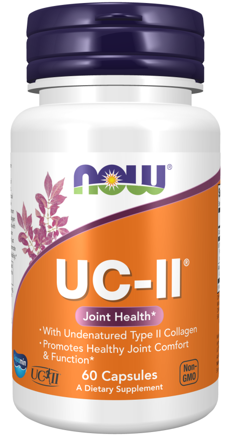 UC-II® TYPE II COLLAGEN 60 VEG CAPSULES-NOW FOODS