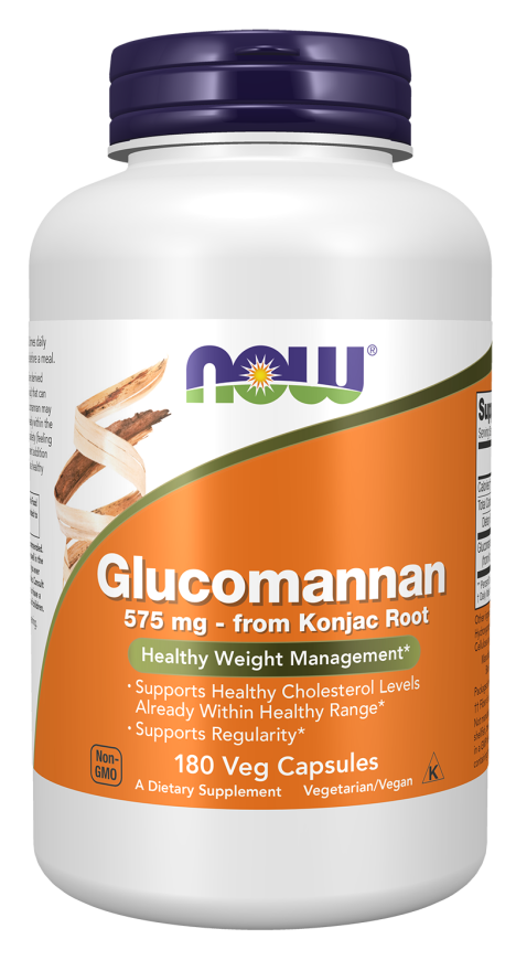 Now foods - Glucomannan 180 veg caps