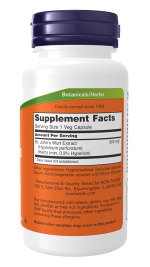Now Foods St. Johns Wort 300mg 100 κάψουλες