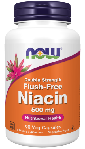 Niacin Flush-Free 500mg - 90 vcaps - Now