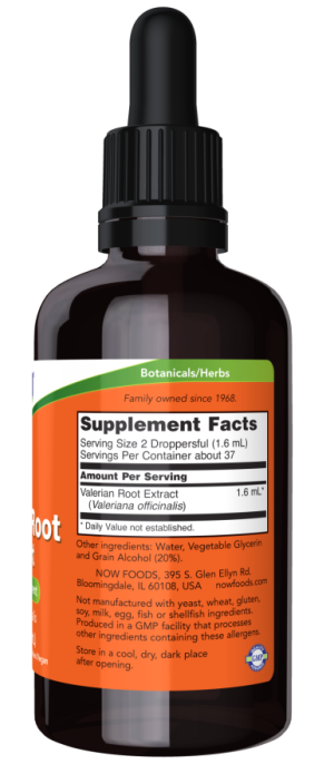 Valerian Root Extract 59ml - Now Foods