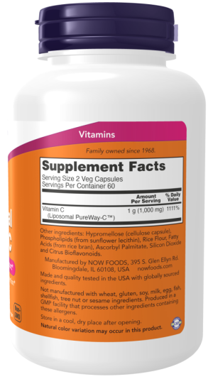 Now foods - Liposomal Vitamin C 120 Veg caps