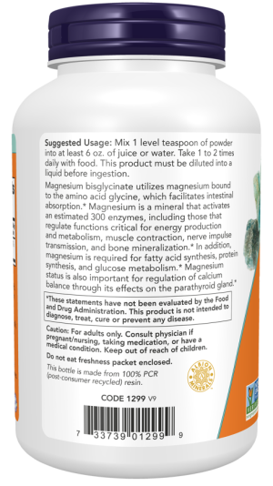 Now Foods Magnesium Bisglycinate 227g