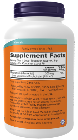 Now Foods Magnesium Bisglycinate 227g