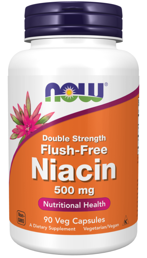Niacin Flush-Free 500mg - 90 vcaps - Now