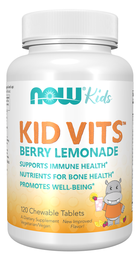 Now Foods Kid Vits Berry Blast Βιταμίνη Berry Blast 120 μασώμενες ταμπλέτες