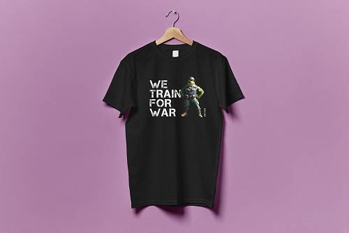 Συλλεκτικη μπλούζα Smlabs - We train for war