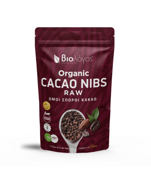 Ωμοί Σπόροι Κακάο Biologos 150g