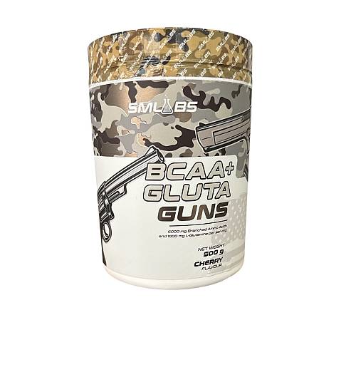 SMLABS Bcaa + Gluta Guns Cherry Flavour 500g