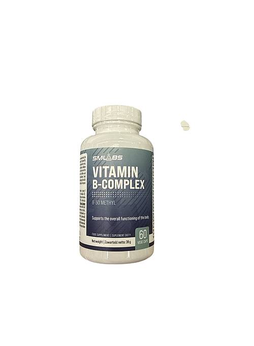 SMlabs Vitamin B-Complex 60 veg caps