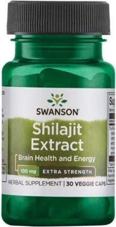 Swanson Shilajit Extract Fulvic Acid 100mg 30 φυτικές κάψουλες