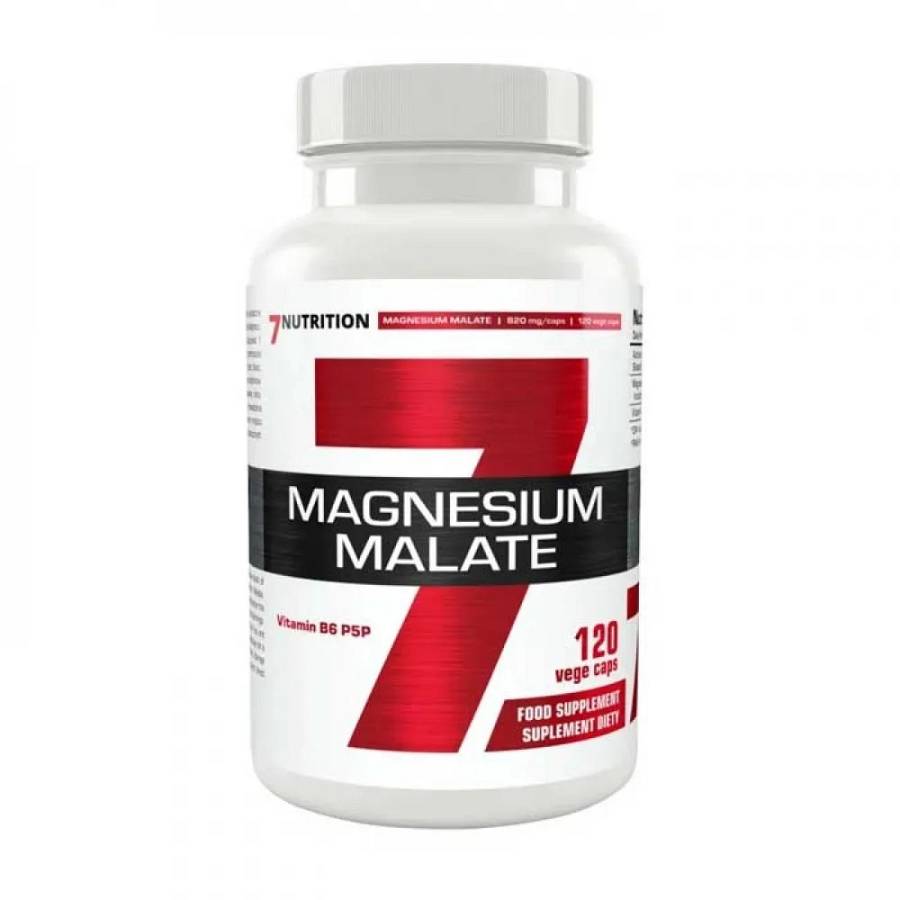 Magnesium Malate 820mg 120 vcaps - 7Nutrition