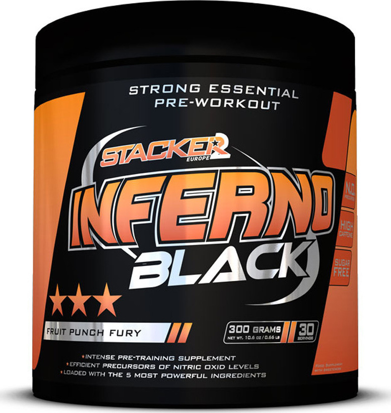 Stacker 2 Inferno Black 300gr Fruit Punch