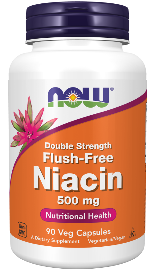 Niacin Flush-Free 500mg - 90 vcaps - Now