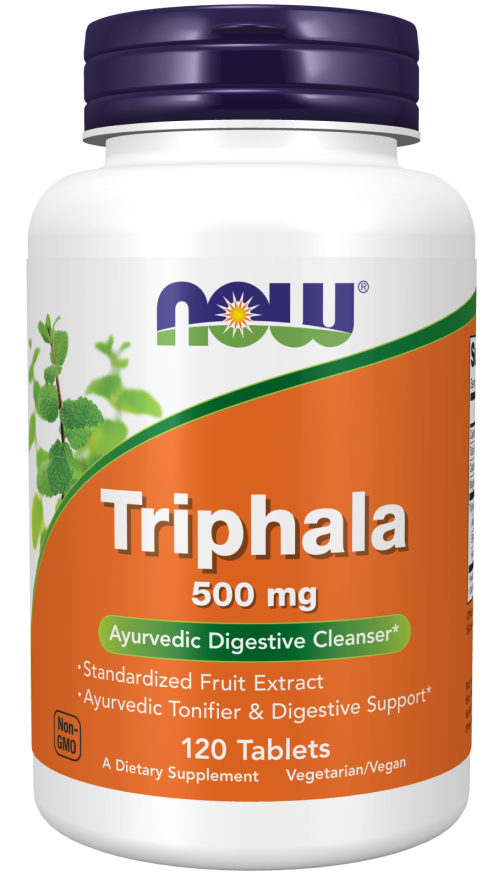 Triphala 500mg 120 tablets - Now Foods