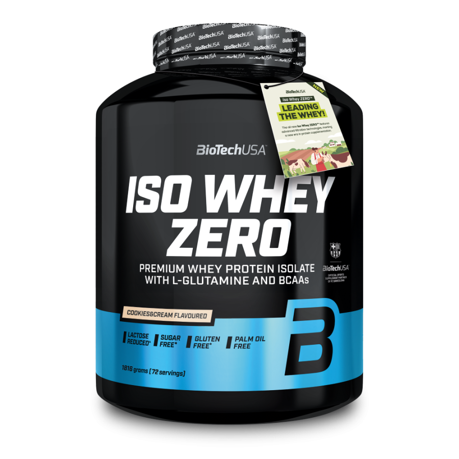 Biotech USA Iso Whey Zero Cookies & Cream 1816g