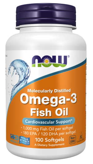 Molecularly Distilled Omega 3 Ιχθυέλαιο 100 μαλακές κάψουλες