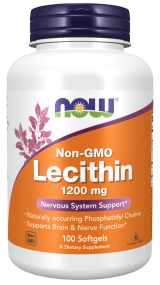 Lecithin 1200mg 100 μαλακά τζελ - Now