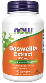 Boswellia Extract 500 mg 90 μαλακές κάψουλες - Now