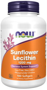 Sunflower Lecithin 1200mg 100 τζελ - Now