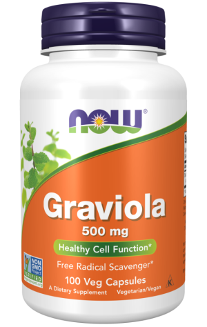 Graviola 500mg - 100 caps NOW Foods / Γκραβιόλα