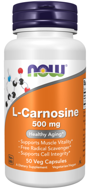 Now Foods L Carnosine 500mg 50 φυτικές κάψουλες