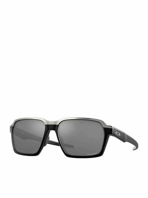 Oakley Parlay Ανδρικά Γυαλιά Ηλίου με Μαύρο Κοκκάλινο Σκελετό και Μαύρο Φακό OO4143-02
