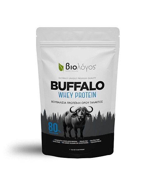 Βιολόγος Buffalo Whey 80% Βιολογική Πρωτεΐνη Ορού Γάλακτος 500gr