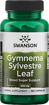 Swanson Gymnema Sylvestre Leaf 100 κάψουλες