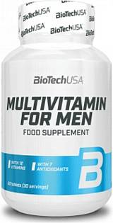 Biotech USA Multivitamin for Men Βιταμίνη 60 ταμπλέτες