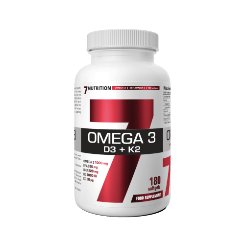 7Nutrition Omega 3 D3 + K2 180 Softgels