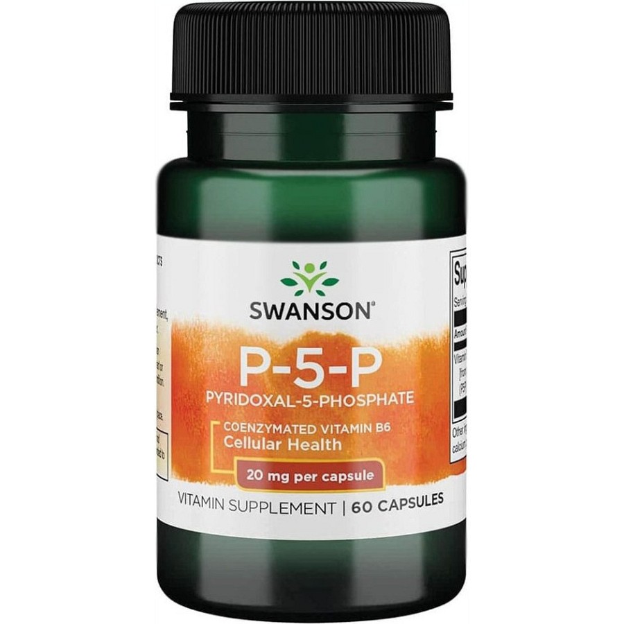 Swanson P-5-P Pyridoxal-5-Phosphate 20mg 60 Caps