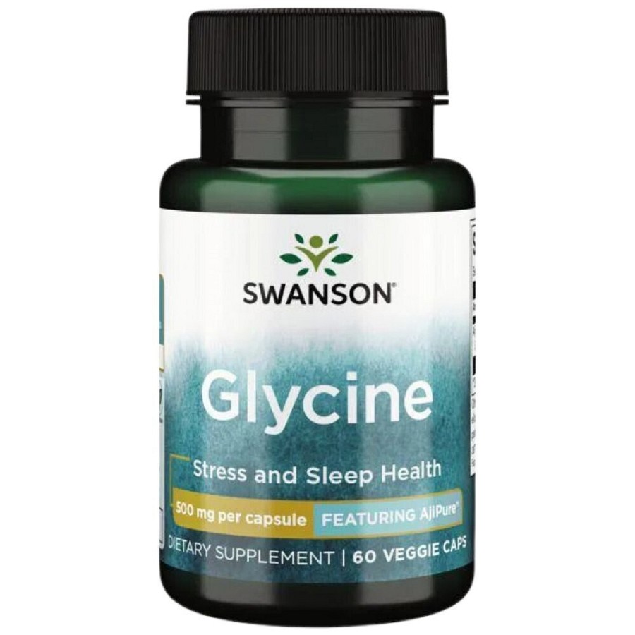 Swanson Glycine 500mg 60 Φυτικές Κάψουλες